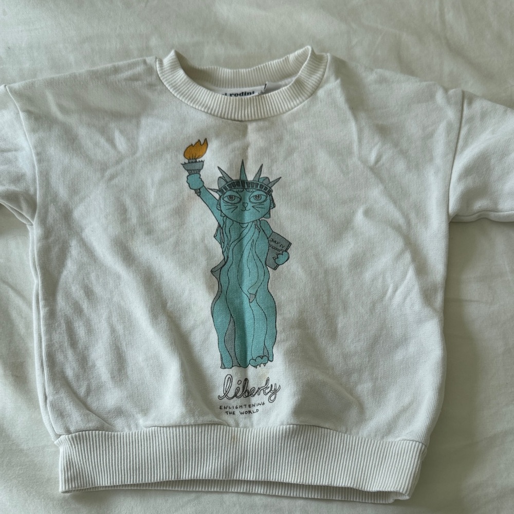 Mini Rodini Liberty Kids White Sweatshirt